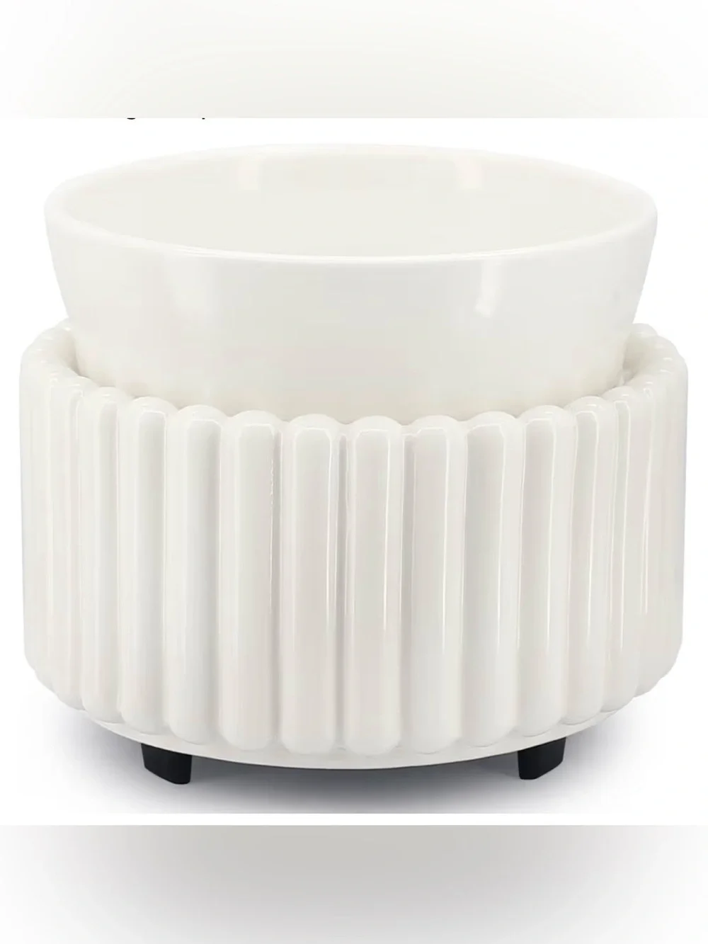 Victoria Aroma 3-in-1 Ceramic Wax Melt & Candle Warmer – White